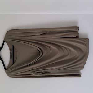 Draped Long Sleeve Top